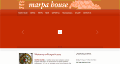 Desktop Screenshot of marpahouse.org.uk